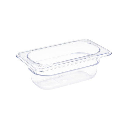 Vogue Clear Polycarbonate 1/9 Gastronorm Pan • PAS-U242