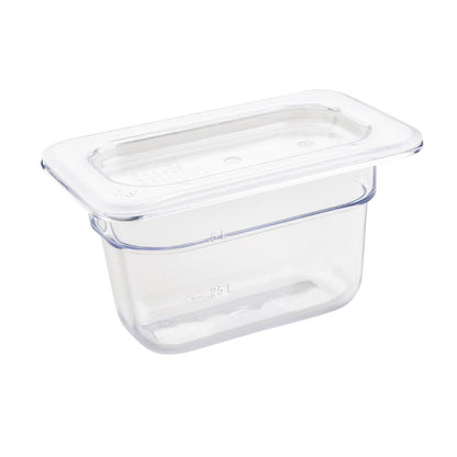 Vogue Clear Polycarbonate 1/9 Gastronorm Pan • PAS-U243