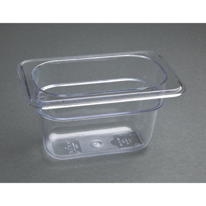 Vogue Clear Polycarbonate 1/9 Gastronorm Pan • PAS-U243