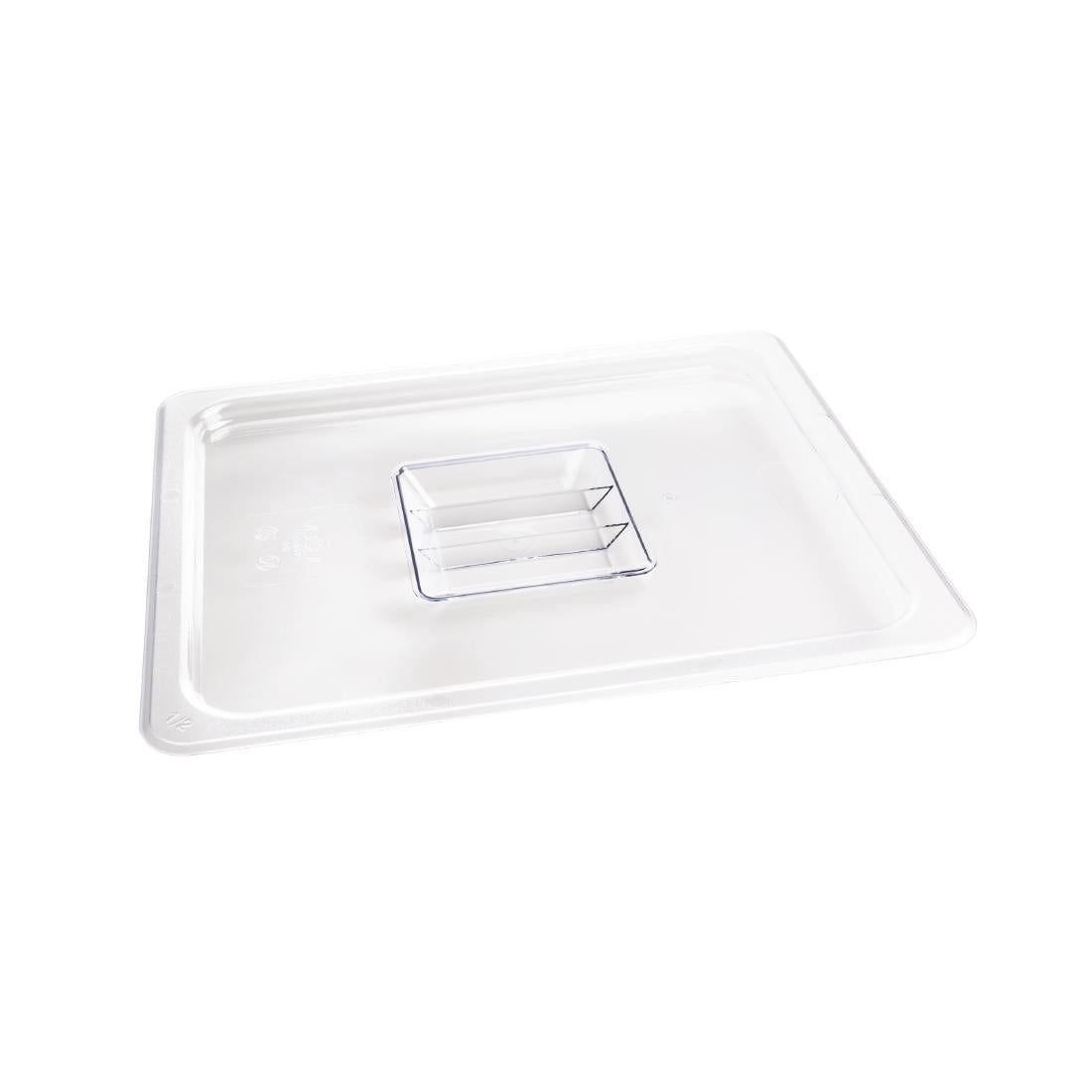 Vogue Clear Polycarbonate 1/2 Gastronorm Lid • PAS-U245