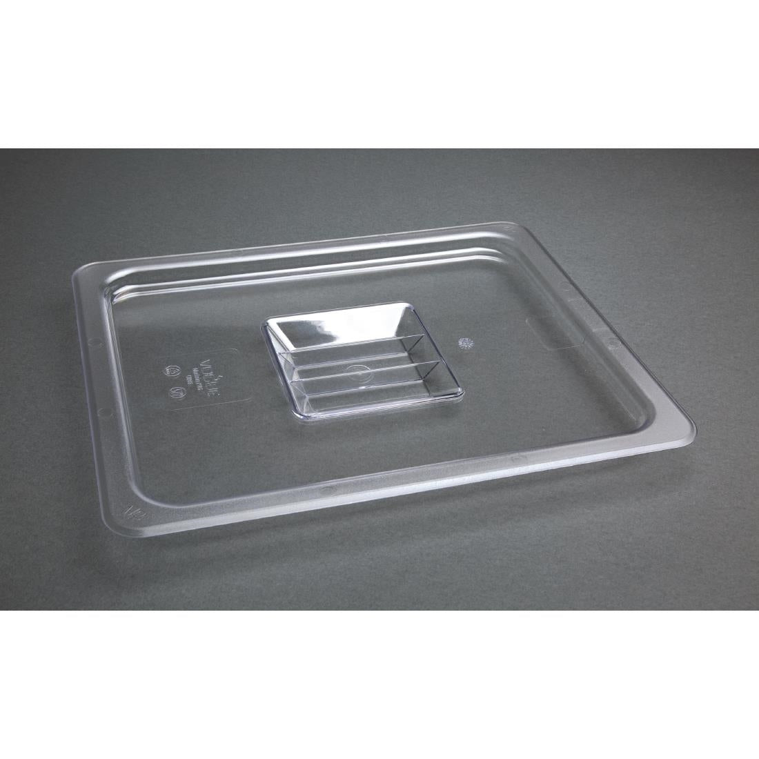 Vogue Clear Polycarbonate 1/2 Gastronorm Lid • PAS-U245