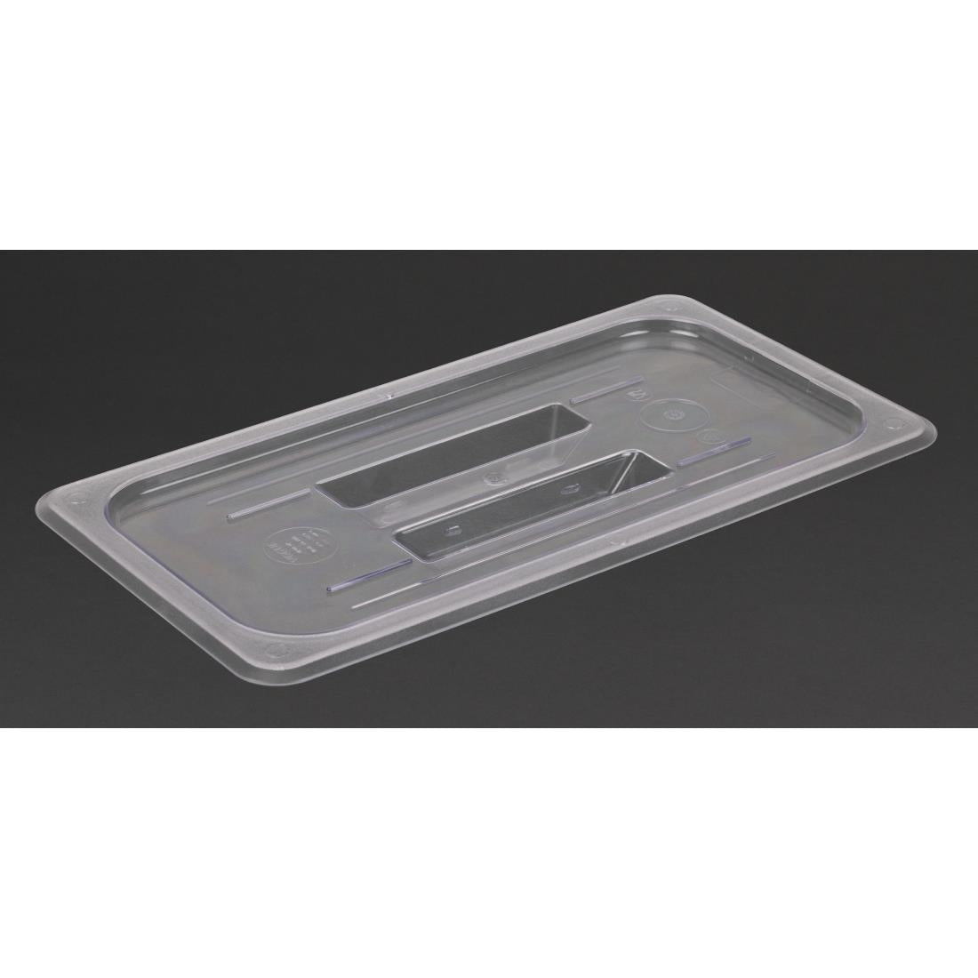Vogue Clear Polycarbonate 1/3 Gastronorm Lid • PAS-U246