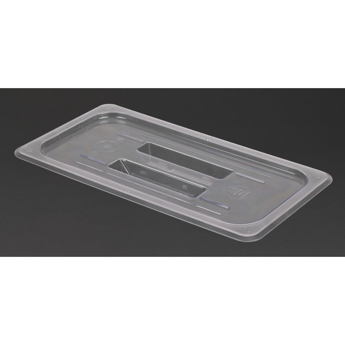 Vogue Clear Polycarbonate 1/3 Gastronorm Lid • PAS-U246