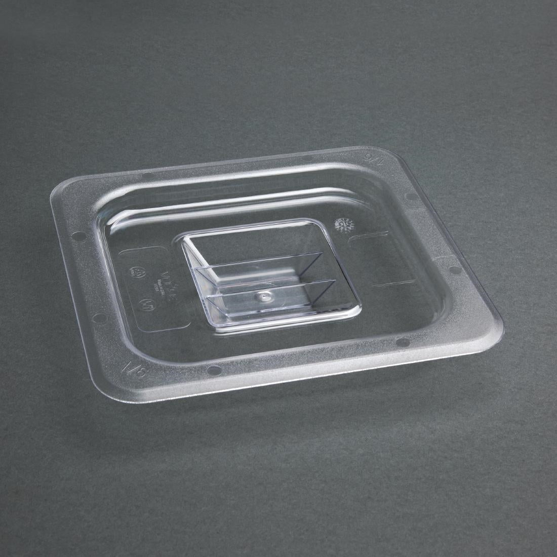 Vogue Clear Polycarbonate 1/6 Gastronorm Lid • PAS-U248