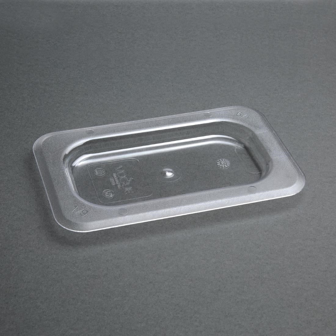 Vogue Clear Polycarbonate Lid - GN 1/9 • PAS-U249