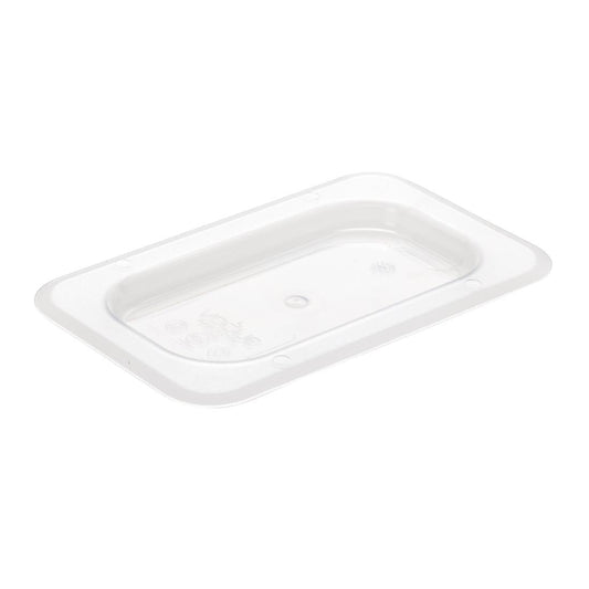 Vogue Clear Polycarbonate Lid 1/9 Gastronorm Pan • PAS-U249