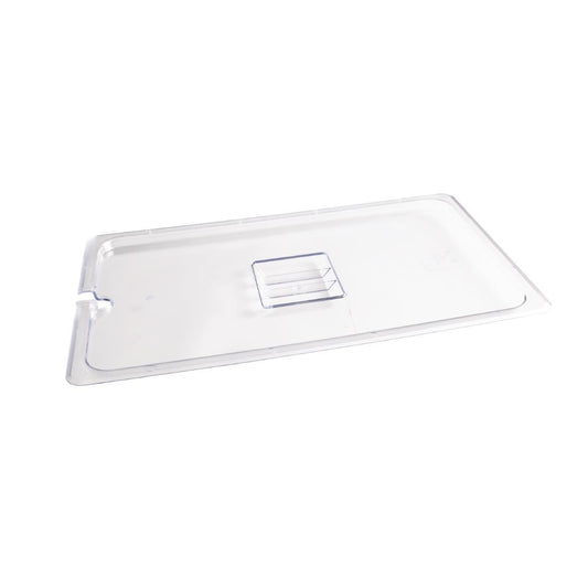 Vogue Clear Polycarbonate 1/1 Gastronorm Lid Notched • PAS-U250