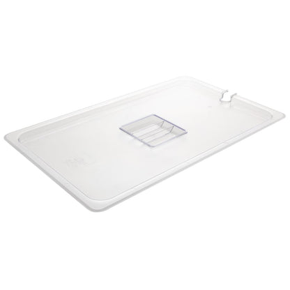 Vogue Clear Polycarbonate 1/1 Gastronorm Lid Notched • PAS-U250