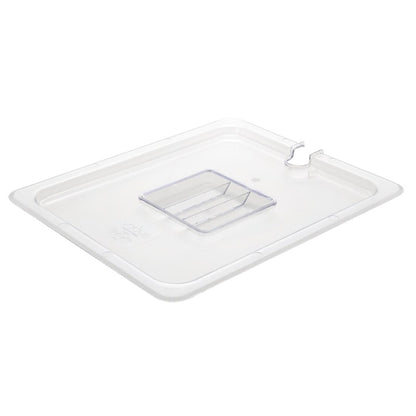 Vogue Clear Polycarbonate 1/2 Gastronorm Lid Notched • PAS-U251