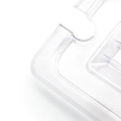 Vogue Clear Polycarbonate 1/6 Gastronorm Notched Lid • PAS-U254