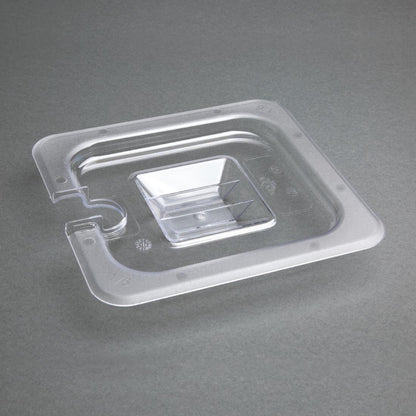 Vogue Clear Polycarbonate 1/6 Gastronorm Notched Lid • PAS-U254