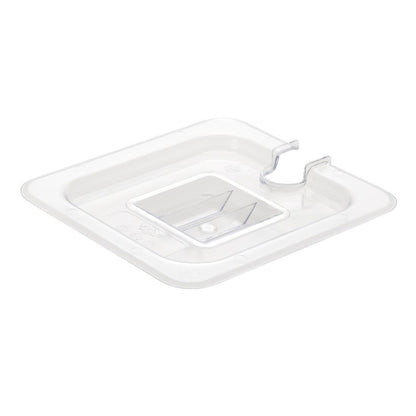Vogue Clear Polycarbonate 1/6 Gastronorm Notched Lid • PAS-U254
