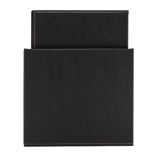 Securit Contemporary Menu Covers and Storage Box A4 Black (20 Pack) (Pack of 20) • PAS-U266