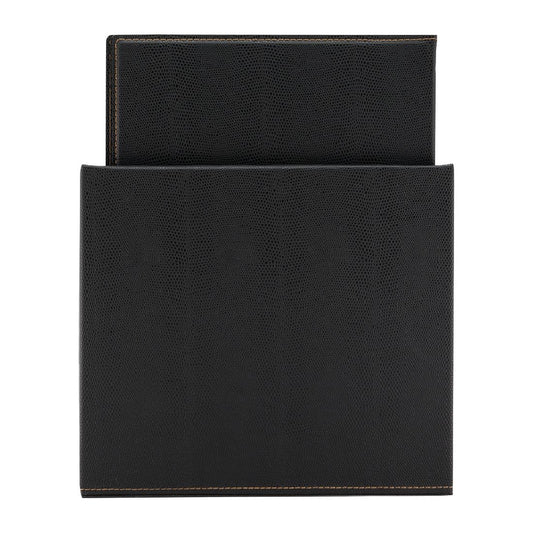 Securit Contemporary Menu Covers and Storage Box A4 Black (20 Pack) (Colour: Black | Pack quantity: 20 | With stand box) • PAS-U266