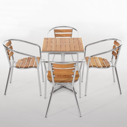 Bolero Ash Top Table Square 600mm • PAS-U430