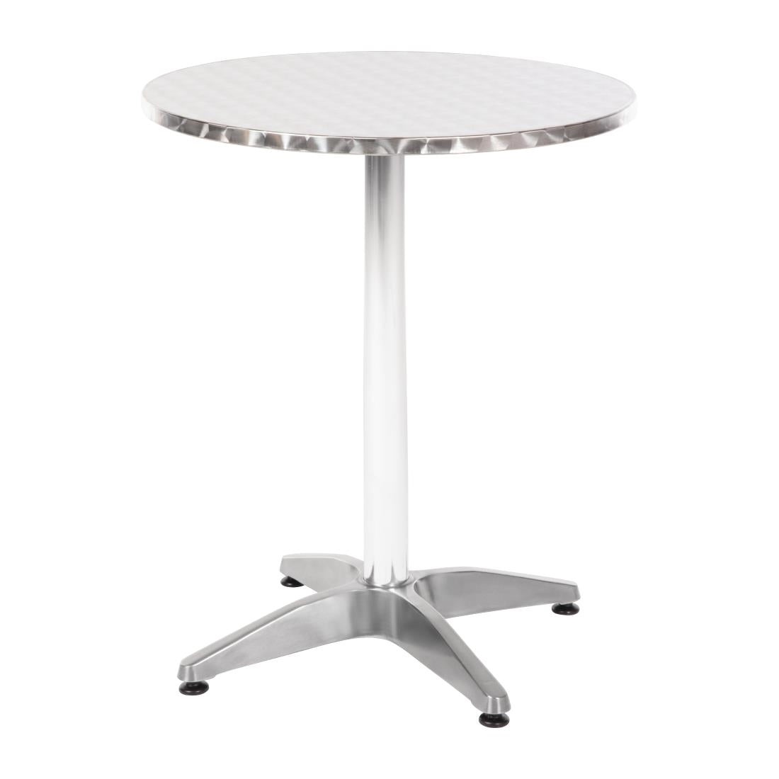 Bolero Round Bistro Table Stainless Steel 600mm • PAS-U425