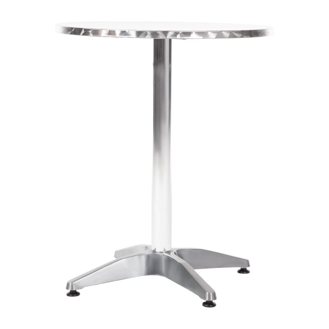 Bolero Round Bistro Table Stainless Steel 600mm • PAS-U425