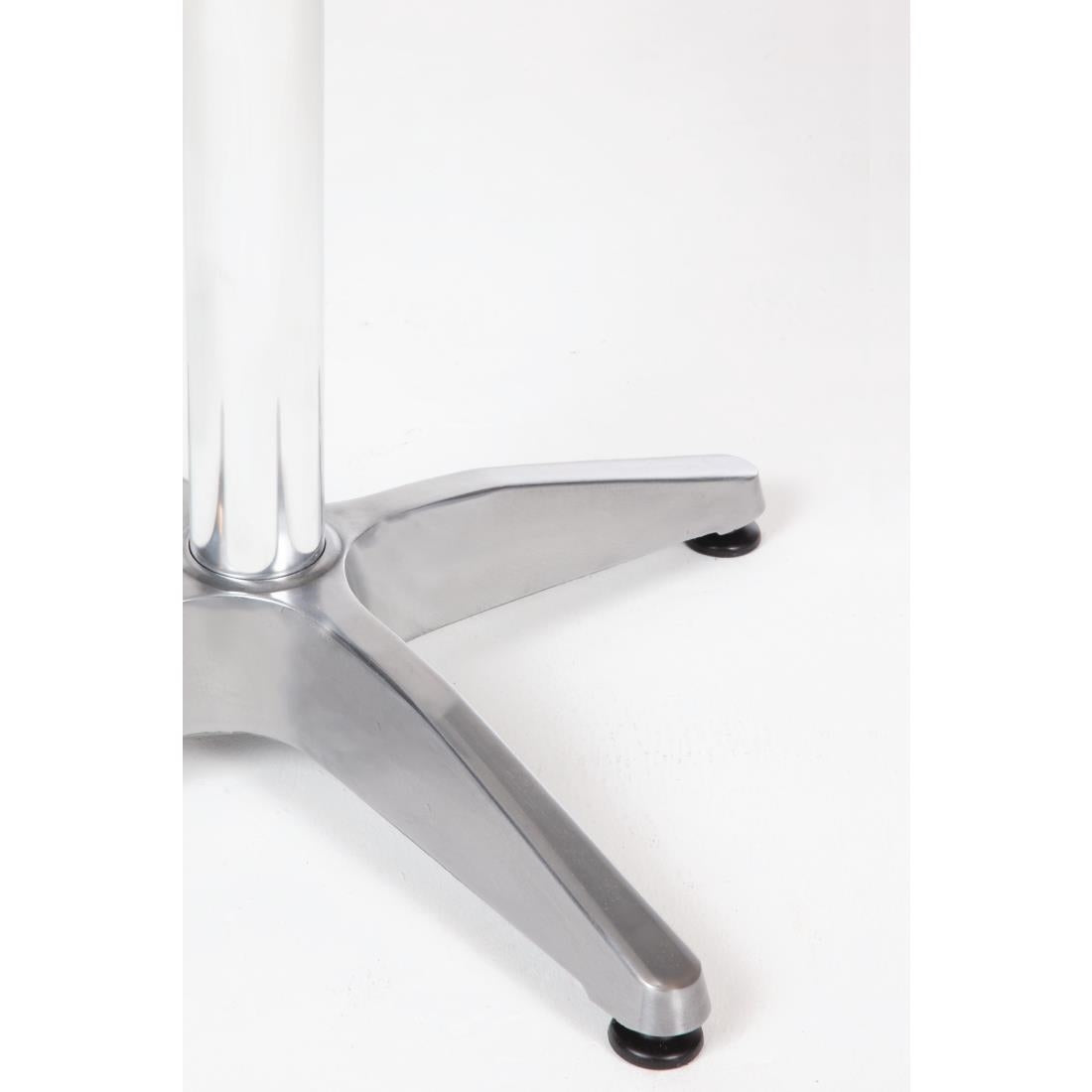 Bolero Round Bistro Table Stainless Steel 600mm • PAS-U425