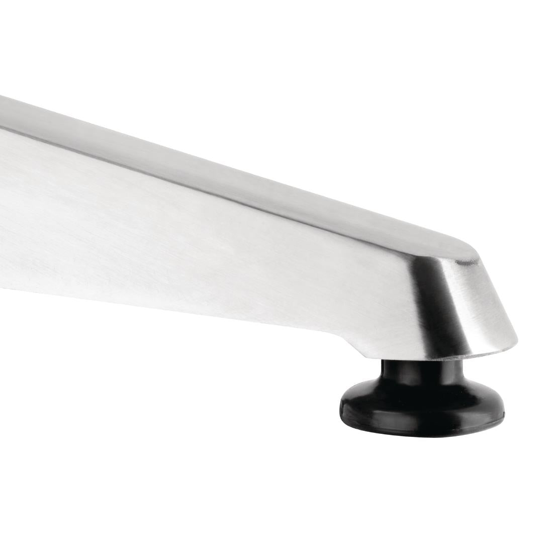 Bolero Square Bistro Table Stainless Steel 600mm • PAS-U427