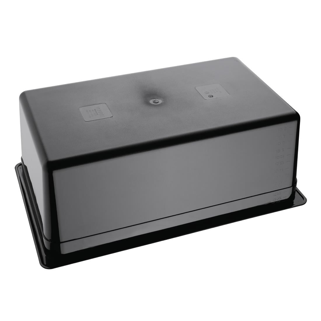 Vogue Black Polycarbonate - GN 1/1 200mm • PAS-U457