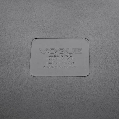 Vogue Black Polycarbonate - GN 1/1 200mm • PAS-U457