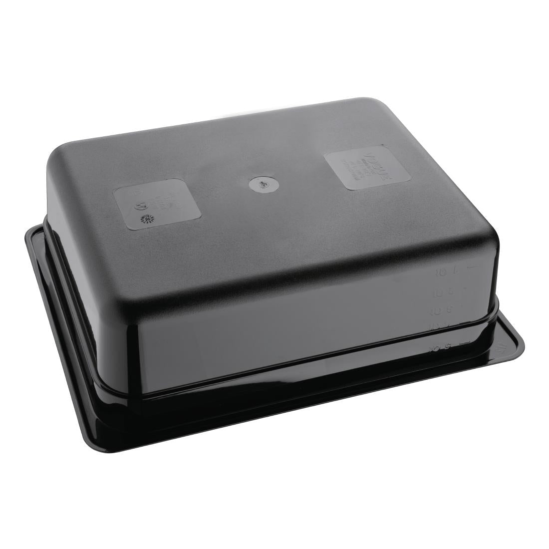 Vogue Black Polycarbonate - GN 1/2 100mm • PAS-U459