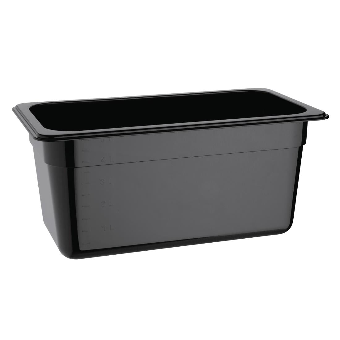 Vogue Black Polycarbonate - GN 1/3 150mm • PAS-U464