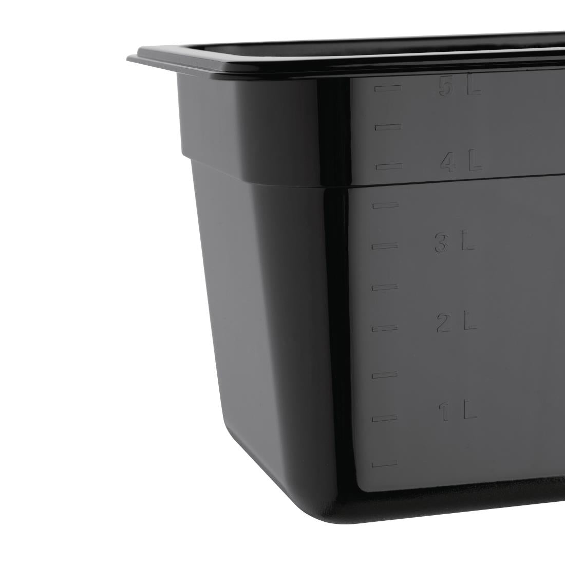 Vogue Black Polycarbonate - GN 1/3 150mm • PAS-U464