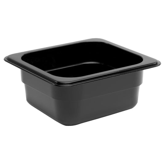 Vogue Black Polycarbonate - GN 1/6 65mm • PAS-U469