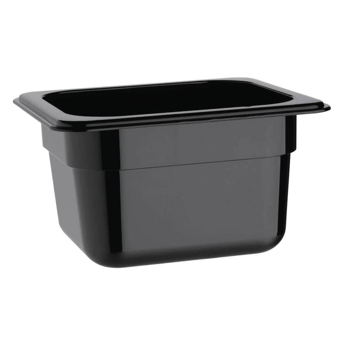 Vogue Black Polycarbonate - GN 1/6 100mm • PAS-U470