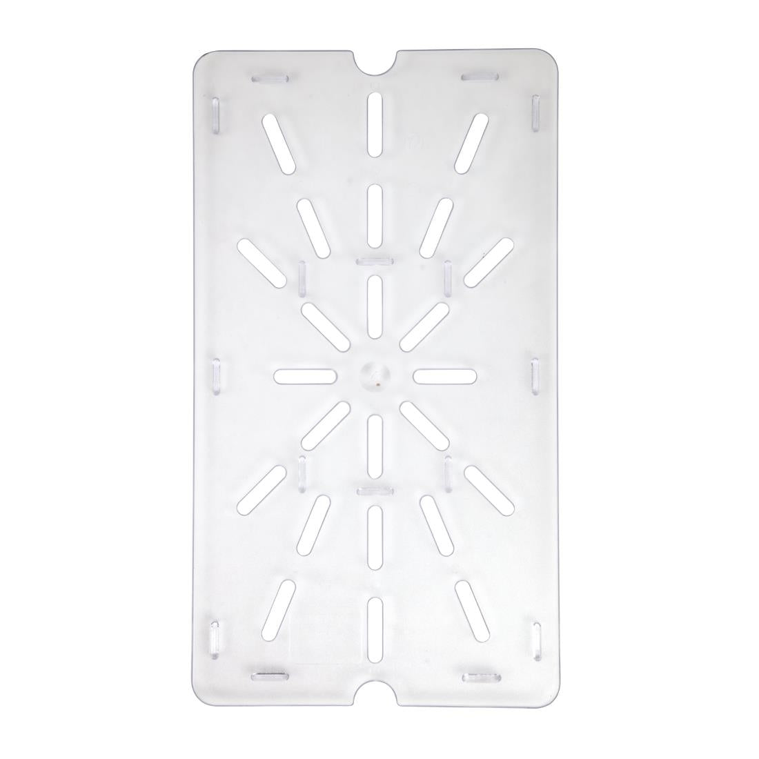 Vogue Clear Polycarbonate 1/1 Gastronorm Drainer Plate • PAS-U485