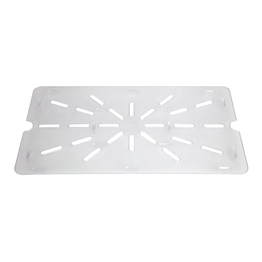 Vogue Clear Polycarbonate 1/1 Gastronorm Drainer Plate • PAS-U485