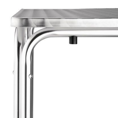 Bolero Square Stacking Table Stainless Steel 700mm • PAS-U505