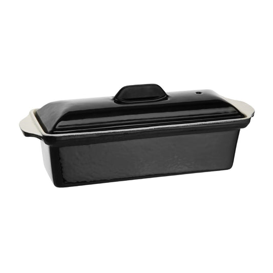 Vogue Black Cast Iron Pate Terrine Mould 1.3Ltr • PAS-U559