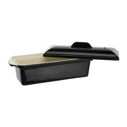 Vogue Black Cast Iron Pate Terrine Mould 1.3Ltr • PAS-U559