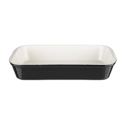 Vogue Black Cast Iron Roasting Dish 3080ml • PAS-U571