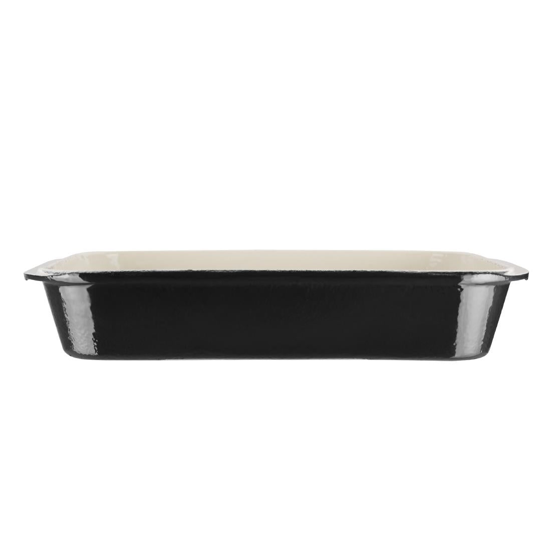 Vogue Black Cast Iron Roasting Dish 5Ltr • PAS-U572