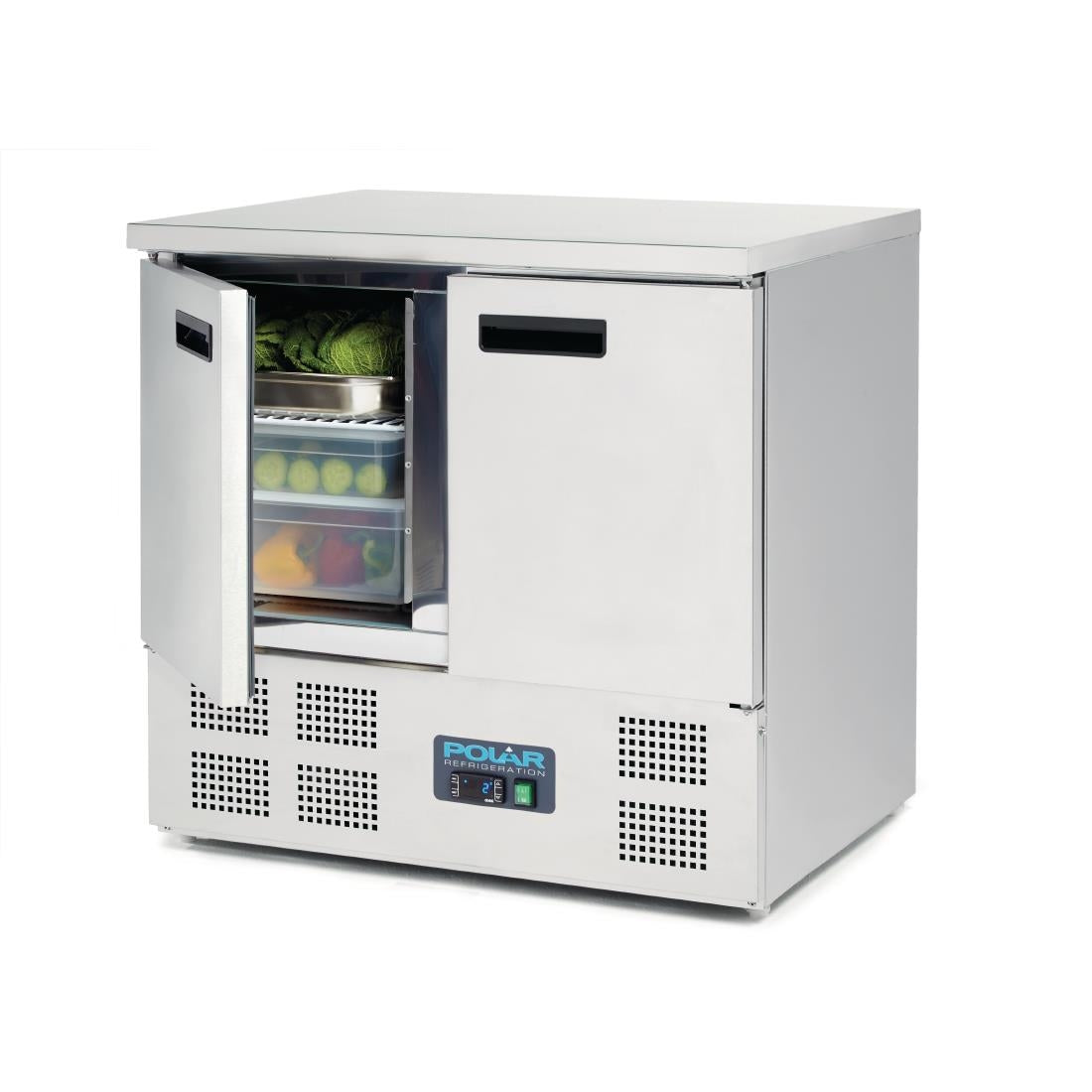 Polar G-Series Double Door Counter Fridge 240Ltr • PAS-U636-A
