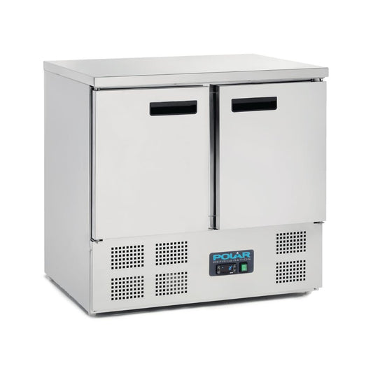 Polar G-Series Double Door Counter Fridge 240Ltr • PAS-U636-A