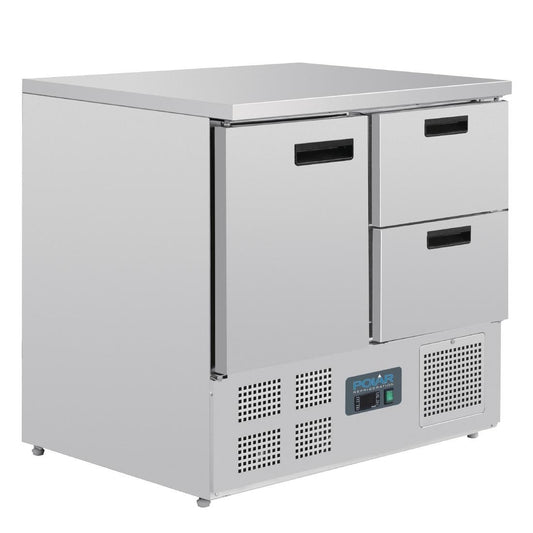 Polar G-Series 2 Drawer Counter Fridge 240Ltr • PAS-U637-A