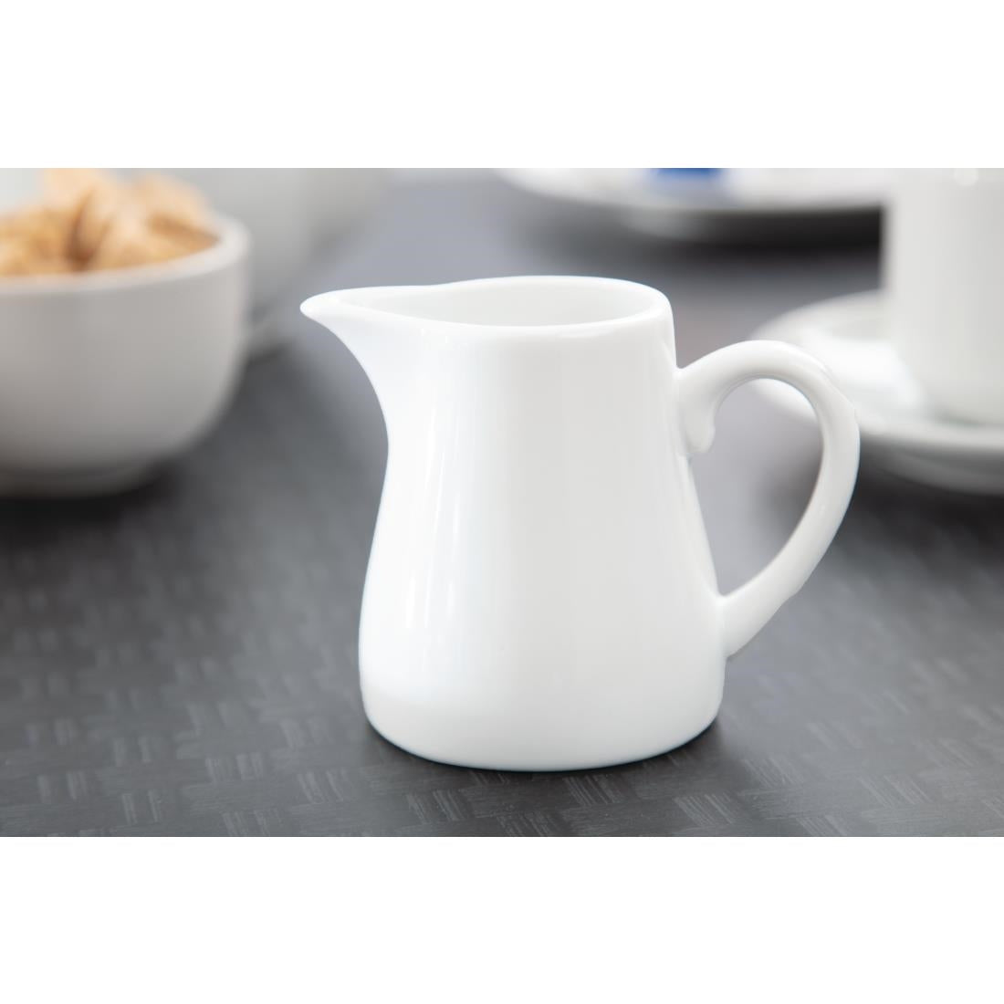 Olympia Whiteware Cream & Milk Jugs 170ml (6 Pack) (Pack of 6) • PAS-U819