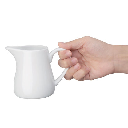 Olympia Whiteware Jug 213ml (6 Pack) (With handle. 213ml. Pack quantity 6) • PAS-U820