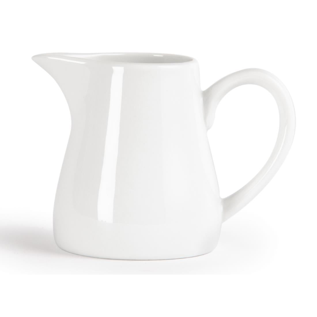 Olympia Whiteware Jug 213ml (6 Pack) (With handle. 213ml. Pack quantity 6) • PAS-U820