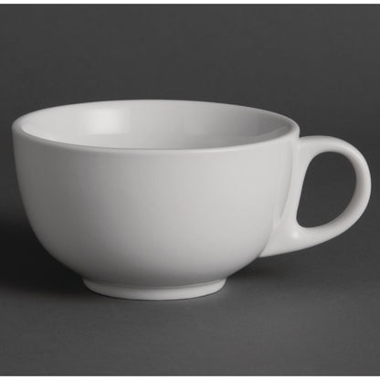 Olympia Whiteware Cappuccino Cup - 425ml 14.31fl oz (12 Pack) (Capacity: 425ml | Pack Quantity: 12) • PAS-U827