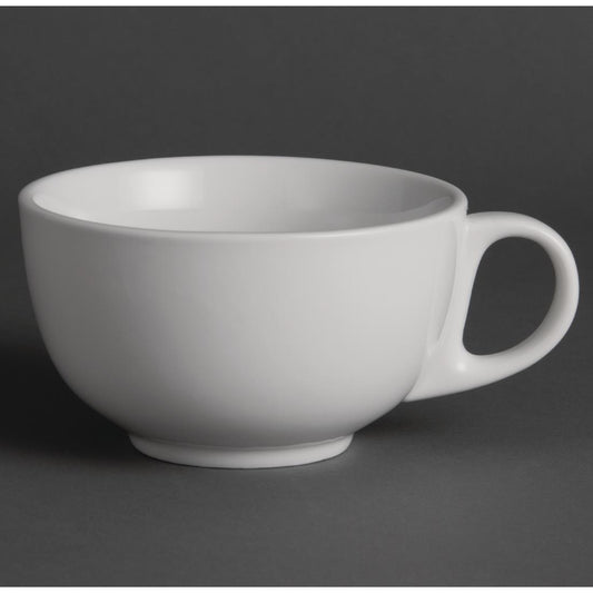 Olympia Whiteware Cappuccino Cup - 425ml 14.31fl oz (12 Pack) (Capacity: 425ml | Pack Quantity: 12) • PAS-U827