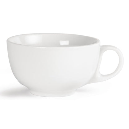 Olympia Whiteware Cappuccino Cup - 425ml 14.31fl oz (12 Pack) (Capacity: 425ml | Pack Quantity: 12) • PAS-U827