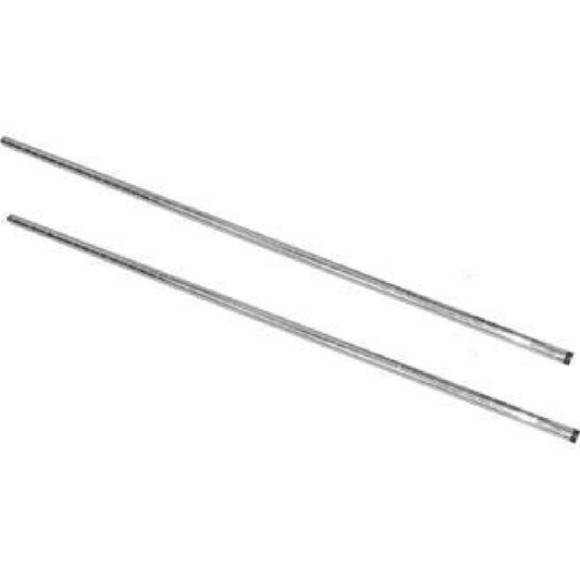 Vogue Chrome Upright Posts 1270mm (2 Pack) (Size: 1270mm. Pack quantity 2) • PAS-U887