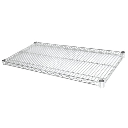 2 x Vogue Chrome Wire Shelves 1220x457mm (Pack of 2) • PAS-U890