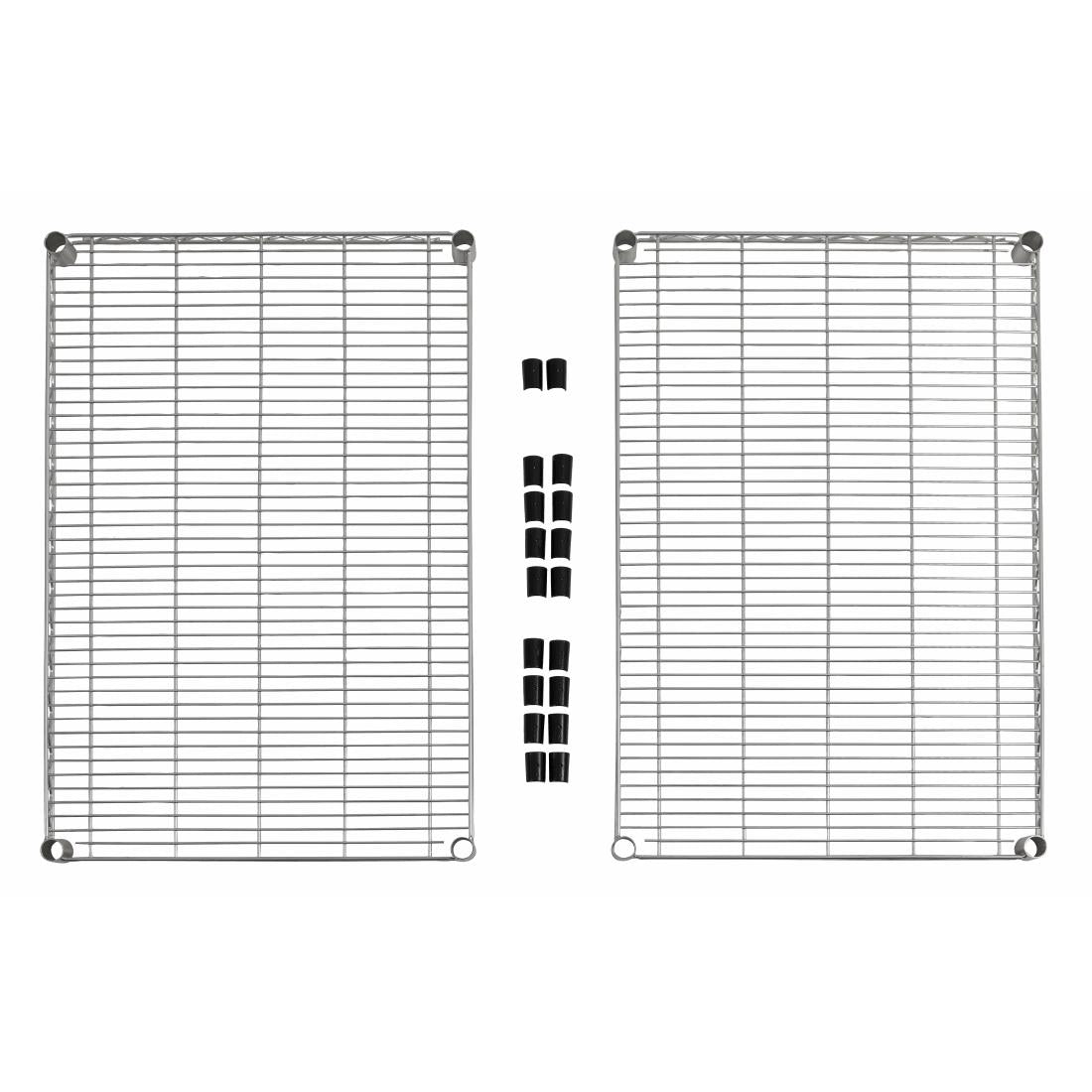 Vogue Chrome Wire Shelves 915x610mm (2 Pack) • PAS-U892