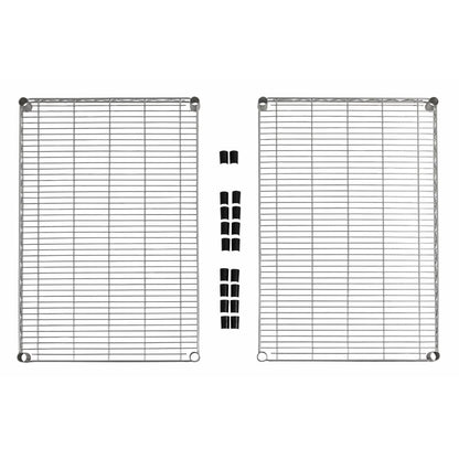 Vogue Chrome Wire Shelves 915x610mm (2 Pack) • PAS-U892